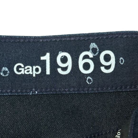 Gap Skinny Legging Jean Raindrop Print Dark Blue Size 25 - Picture 7 of 10